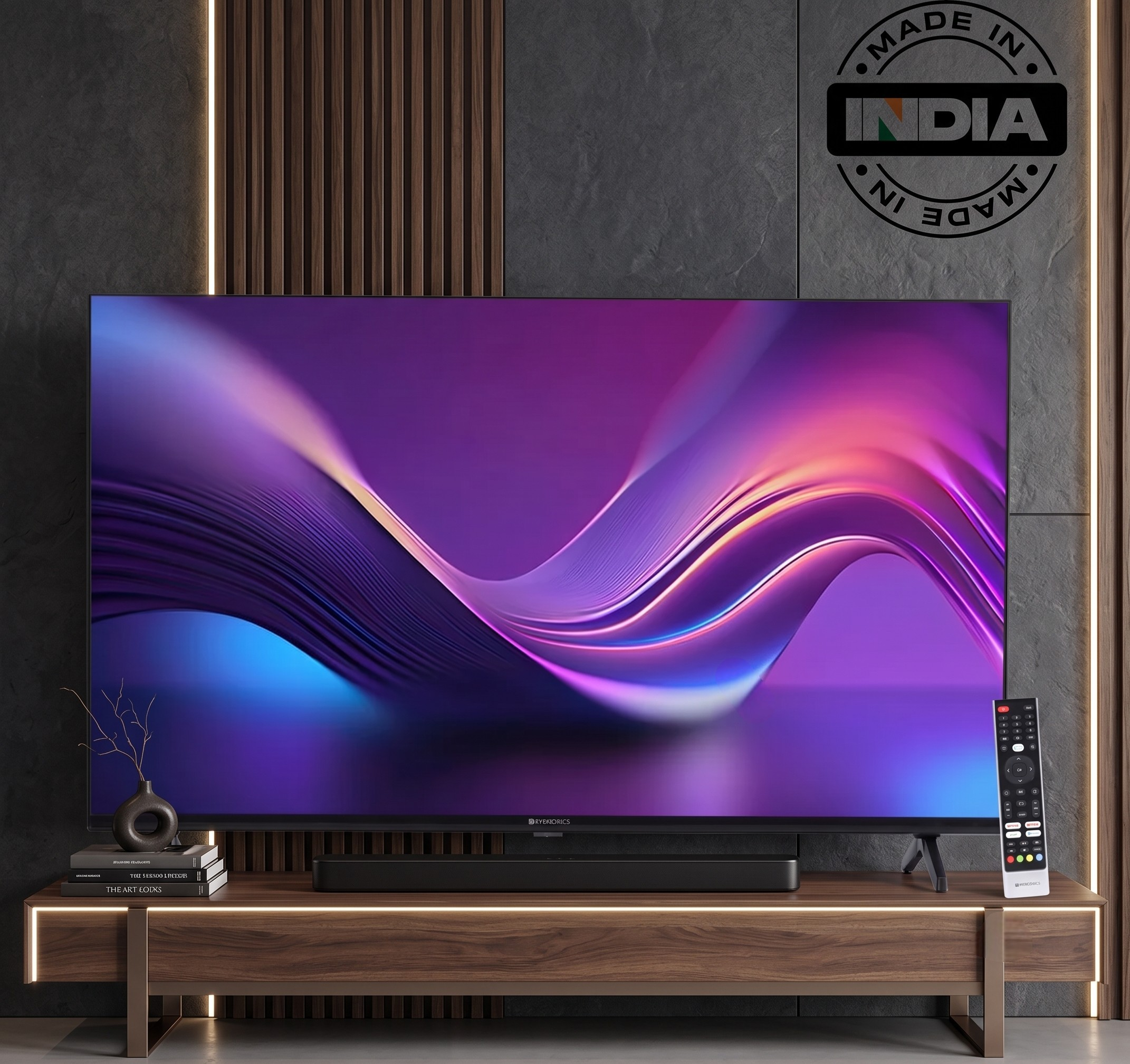 Zebronics 43 Inch (109 cm) Full HD Smart LED TV (ZEB-43P1, Android 9.0, Voice Remote, Bezel-Less)